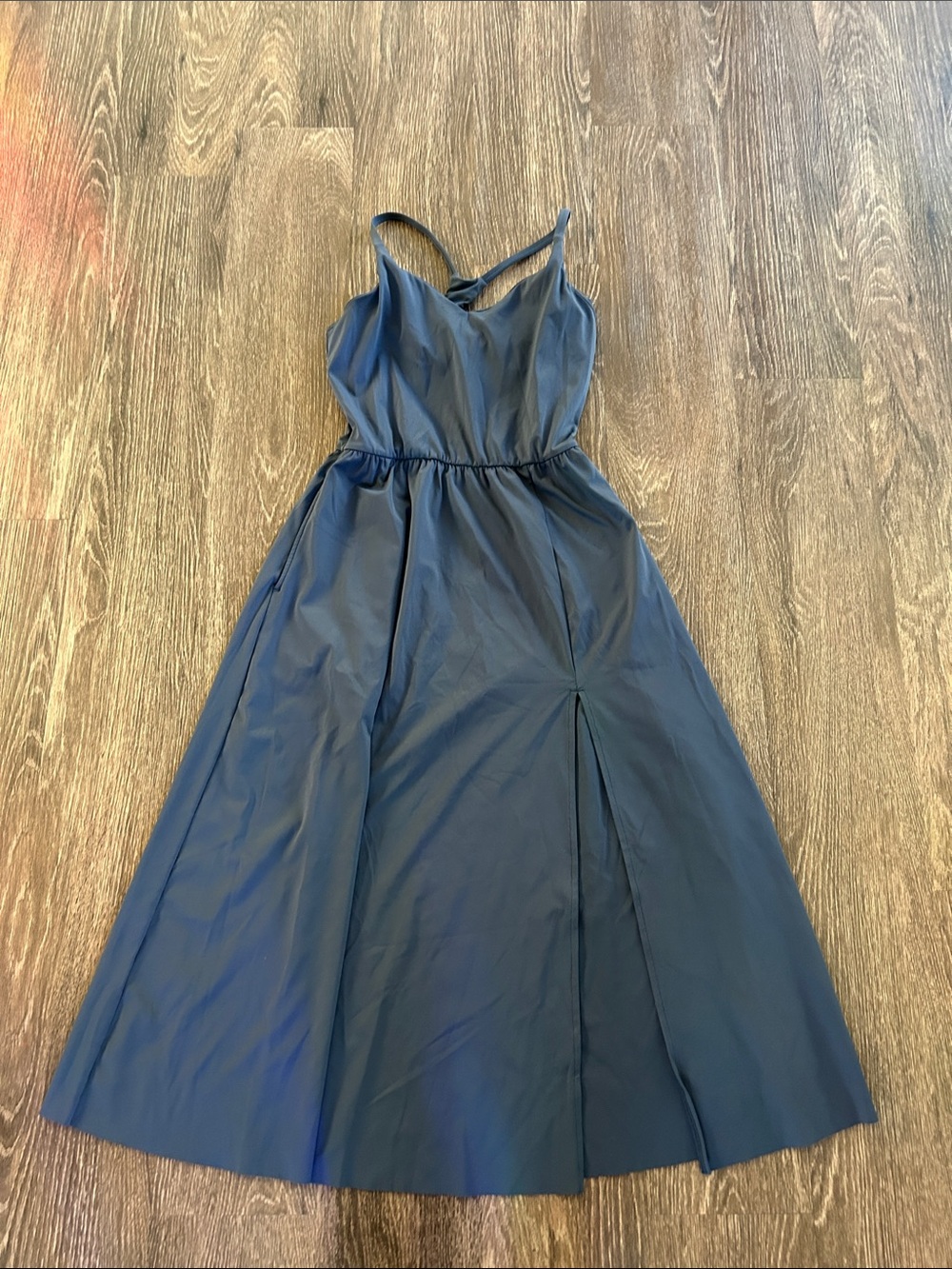 Halara Navy Blue Spaghetti Strap Maxi Dress